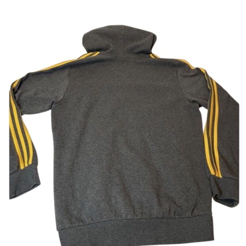adidas essentials zip up hoodie with pockets men’s SZ small - Picture 7 of 8